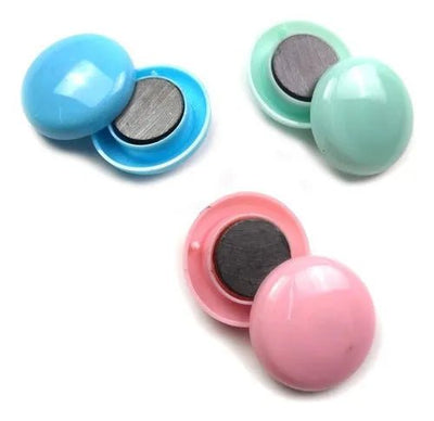 16 Imanes Para Pizarras Magnéticas Refrigerador Color Pastel - Baúl de Ayün