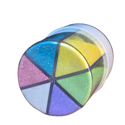 Set 2 Frascos De Escarcha Purpurina Brillantina