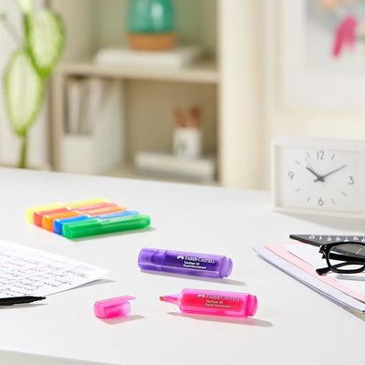 8 Destacadores Faber - Castell TL 46 SuperFluor - Baúl de Ayün