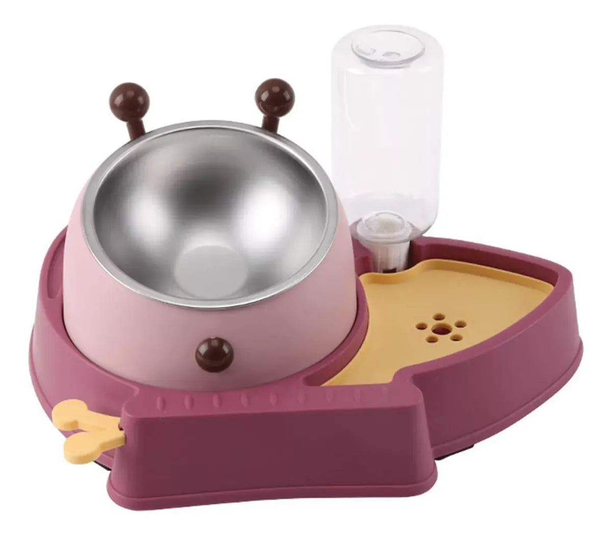 Bebedero Y Comedero Plato Para Mascotas Perro Gato