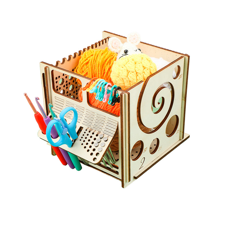 Caja Organizadora Multifuncional Para Tejedoras