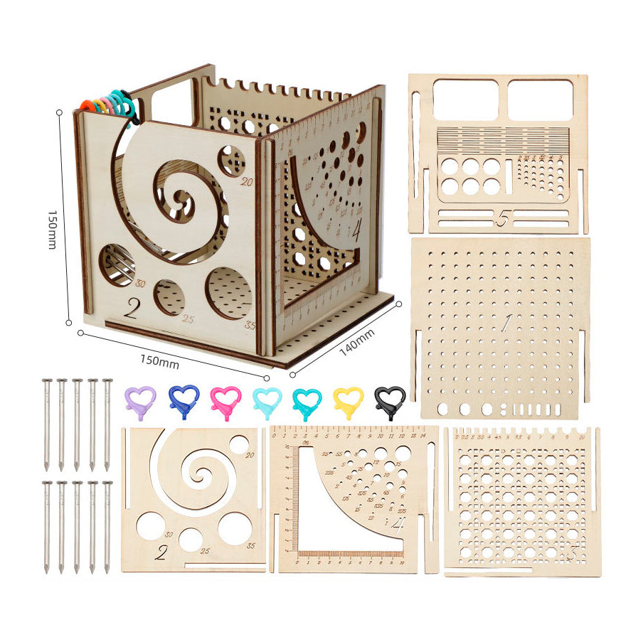 Caja Organizadora Multifuncional Para Tejedoras