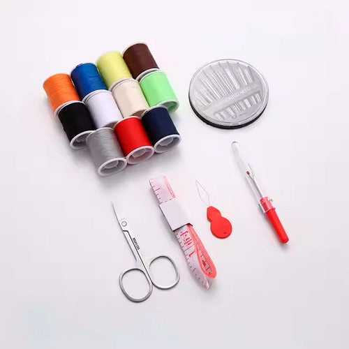 Costurero Set De Costura Hilos, Agujas Y Más En Linda Cajita