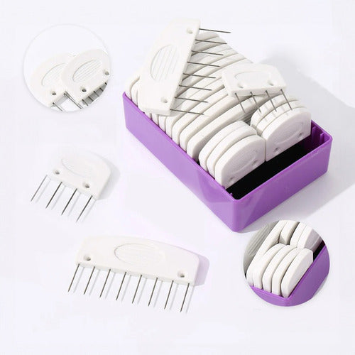 Fijadores reutilizables para bloqueo de tejidos