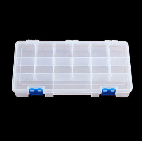 Pack 5 Cajas Organizadoras De Plástico 15 Compartimientos