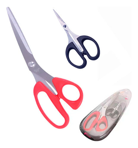 Set De Tijeras De Precisión Manualidades Costura 23 Y 10cm