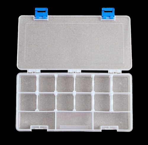 Pack 5 Cajas Organizadoras De Plástico 15 Compartimientos