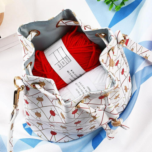 Bolso organizador para tejedoras