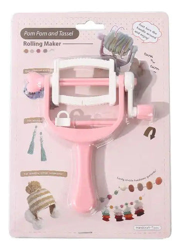 Pomponera de plástico para manualidades