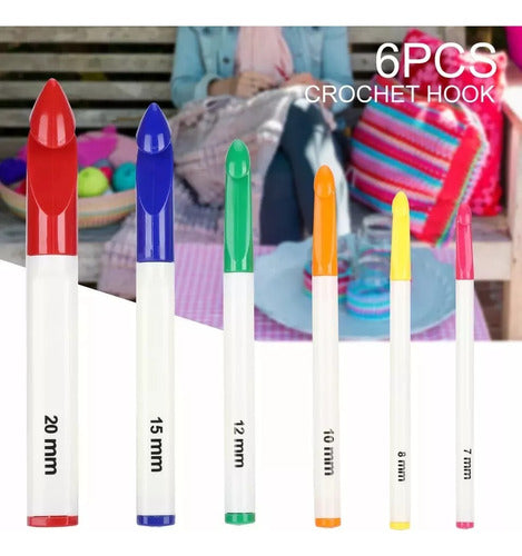 Ganchillos para proyectos grandes – crochet XL