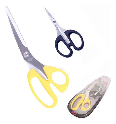 Set De Tijeras De Precisión Manualidades Costura 23 Y 10cm