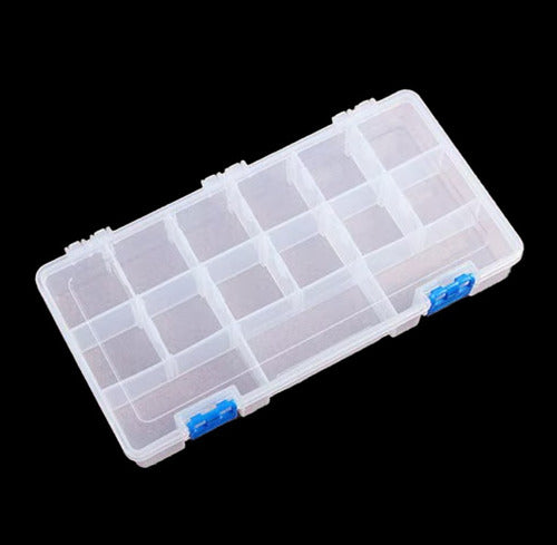 Pack 5 Cajas Organizadoras De Plástico 15 Compartimientos