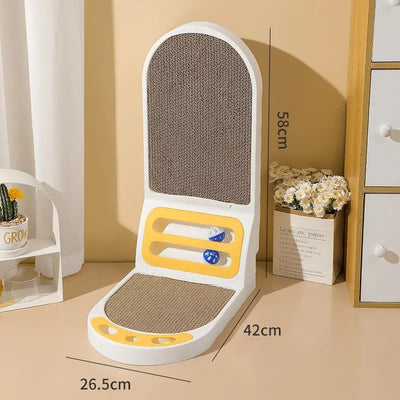 Rascador Vertical Interactivo Para Gatos Con Pelotas