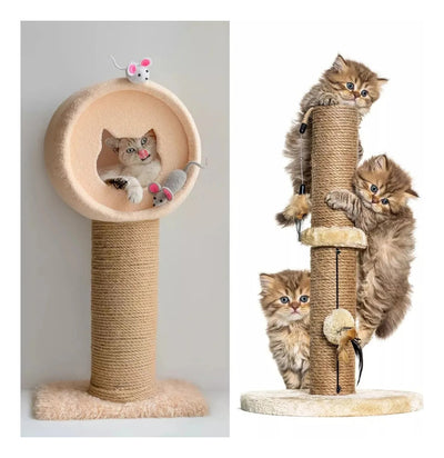 Carrete Cuerda Yute Natural 10mm X 50 Metros Rascador Gato