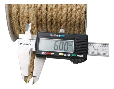 Carrete Cuerda Yute Natural 6mm X 100 Metros Rascador Gato