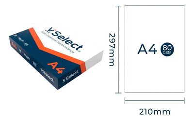 Resma A4 De 80gr X 500 Hojas De Papel Bond Color Blanco