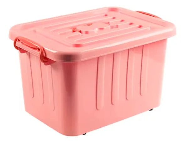 Caja Organizadora De Plastico 30 Litros Con Tapa Multiuso