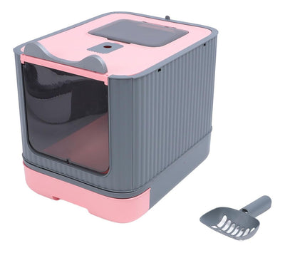 Arenero Cerrado Desmontable Para Gato Con Pala