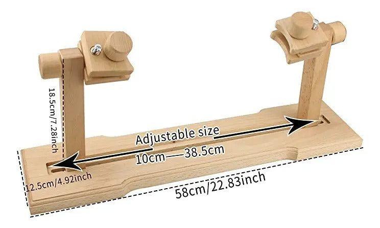 Soporte De Madera Ajustable Para Bastidor Bordado