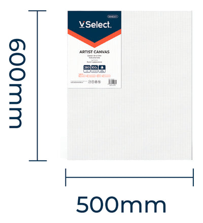 Set 5 Bastidores Para Pintar Lienzo De Tela 50x60cm Algodon