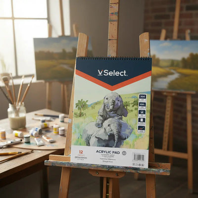 Pad Block Para Pintura Acrílica A3 300gsm 12 Hojas