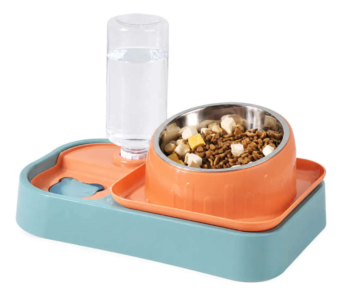 Comedero Bebedero Para Mascotas Con Plato Entrenamiento