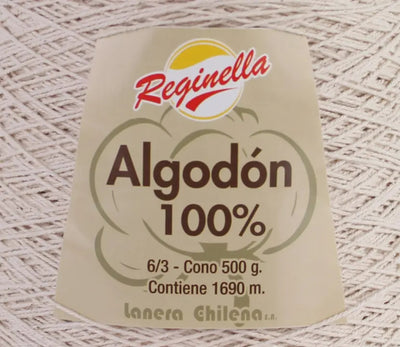 2 X Conos De Algodon 100% Reginella 500grs C/u