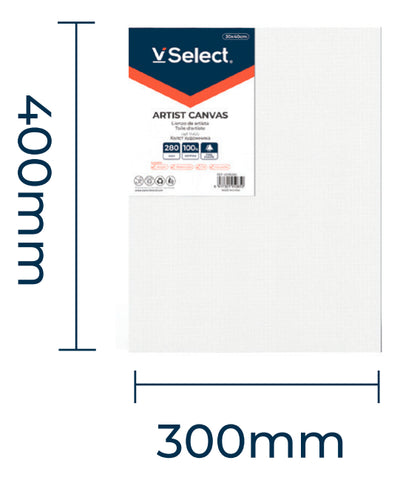 Set 5 Bastidores Para Pintar Lienzo De Tela 30x40cm Algodon