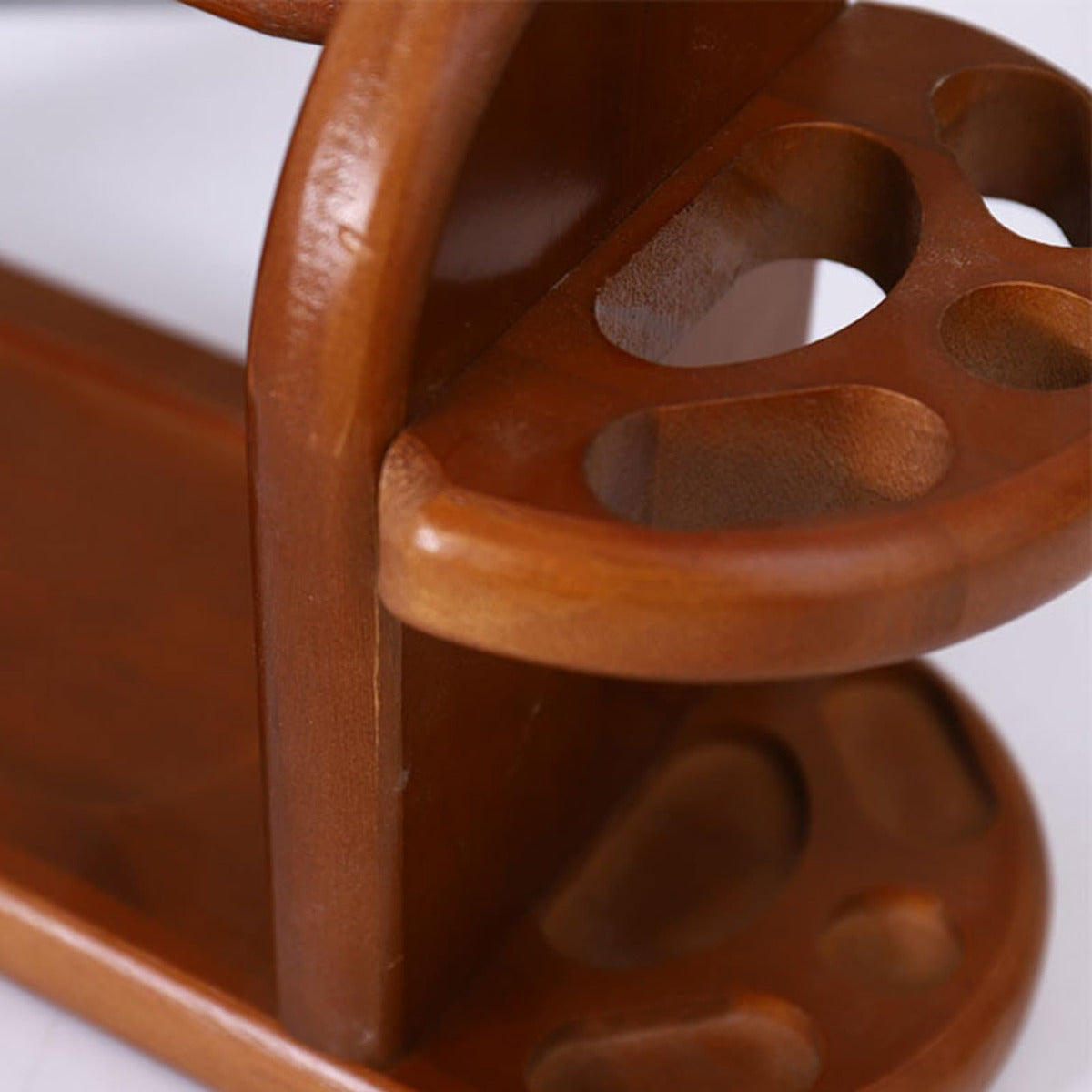 Soporte De Madera Porta Ovillos De Lana Hilos Y Accesorios