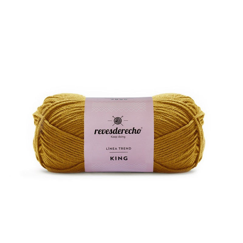 Ovillo Lana King 100% Acrílico Premium Revesderecho
