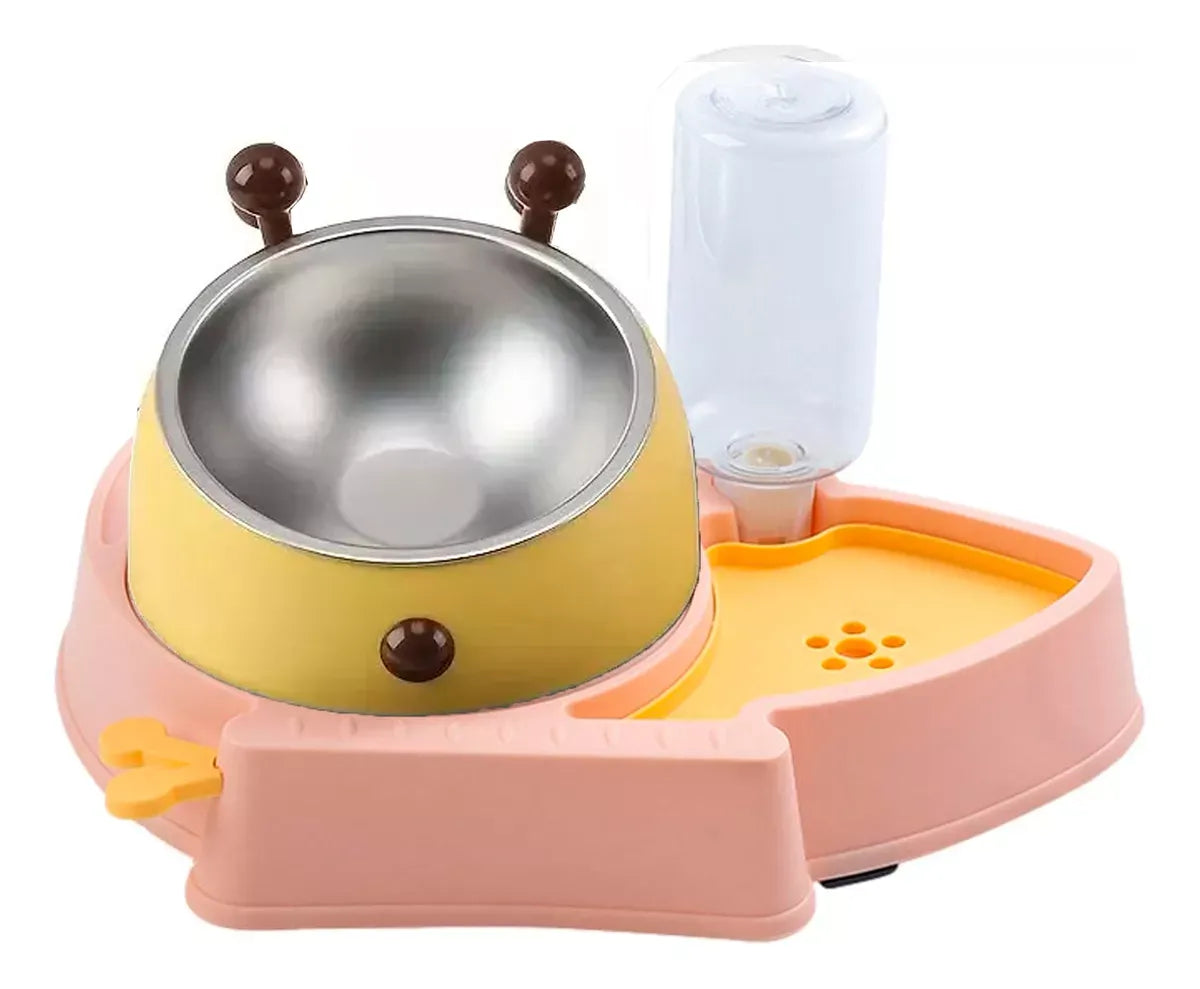 Bebedero Y Comedero Plato Para Mascotas Perro Gato