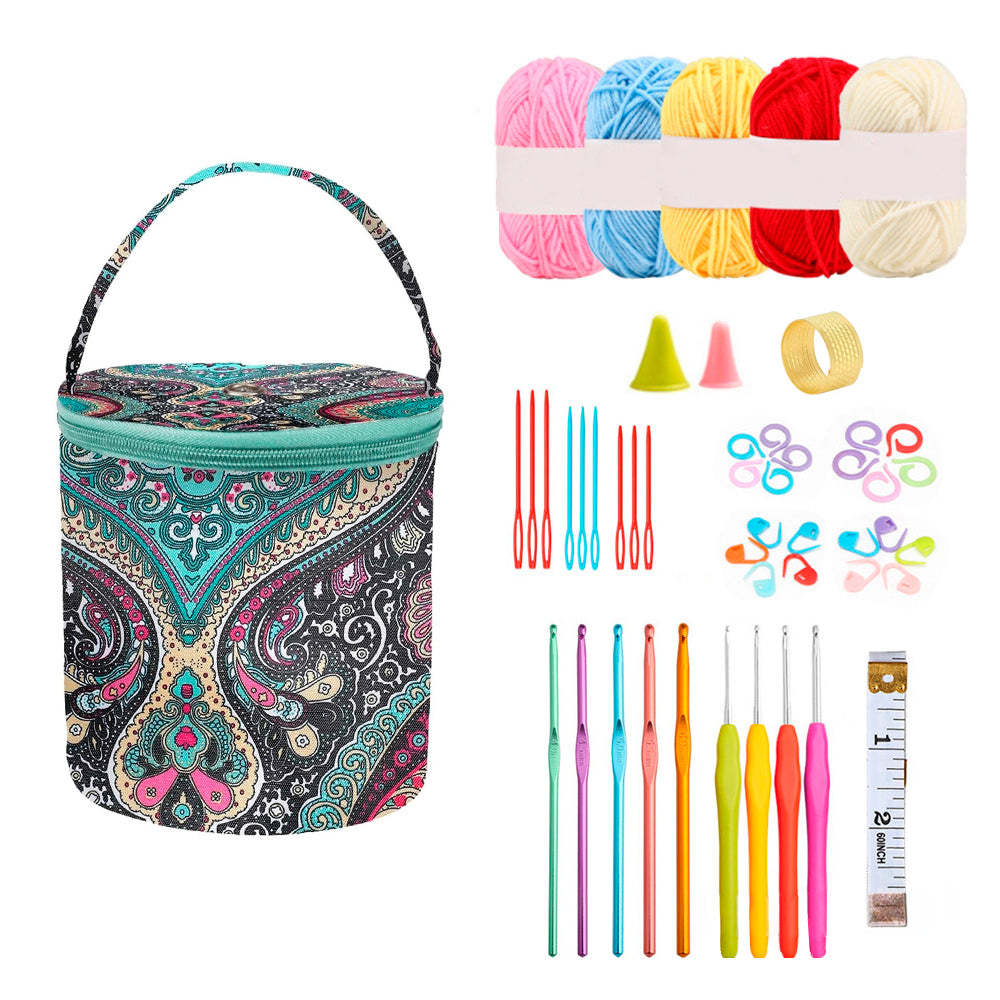 Kit de crochet para principiantes con estuche