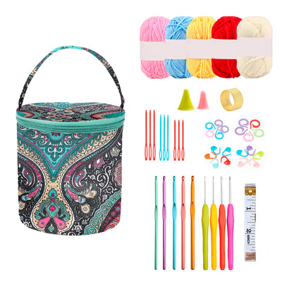 Kit de crochet para principiantes con estuche