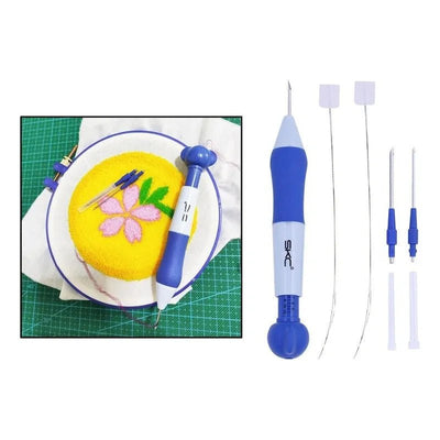 Aguja Magica Para Bordar Con 3 Agujas (1.3/1.6/2.2mm) - Baúl de Ayün