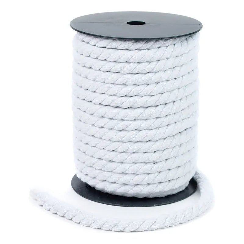 Algodon Torcido 10mm 22 Metros Aprox Cordon Macramé Y Otros - Baúl de Ayün