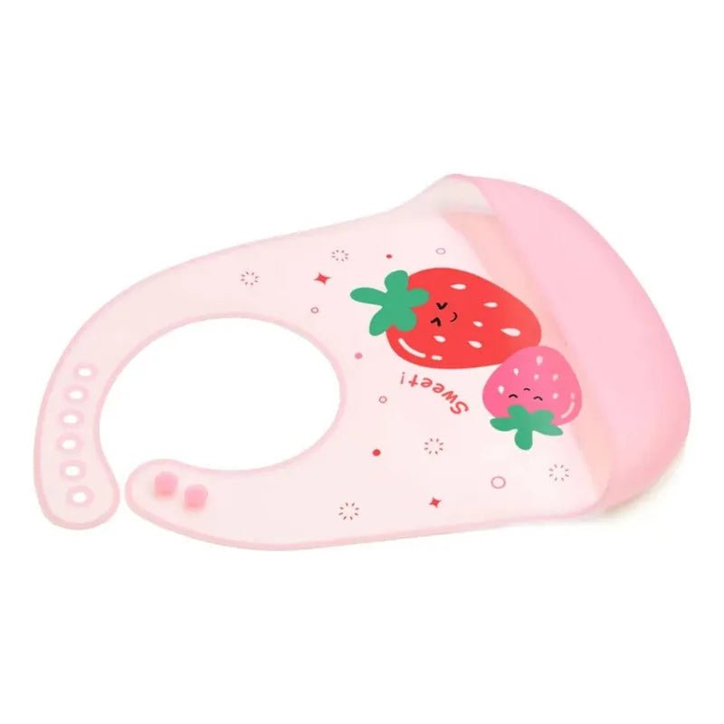 Babero De Silicona Ajustable Con Recoletor De Comida - Baúl de Ayün