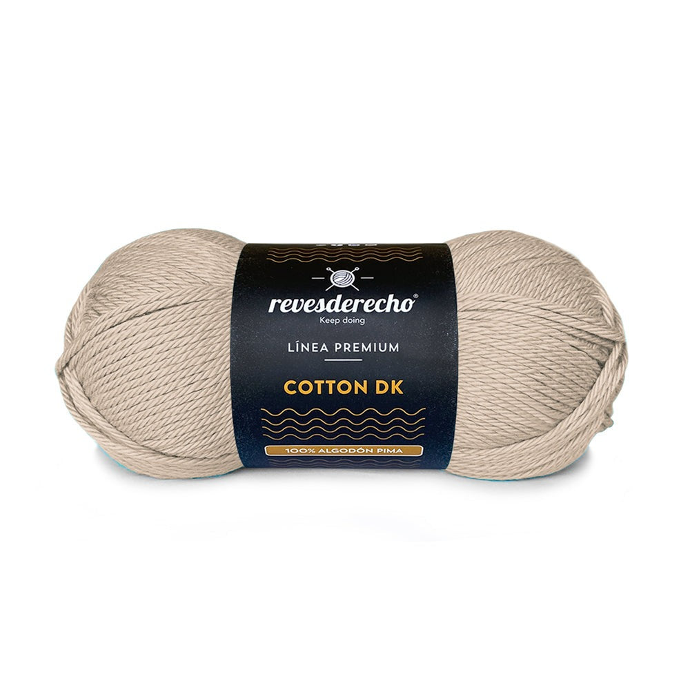 Ovillo Lana Cotton DK 100% Algodón Premium Revesderecho