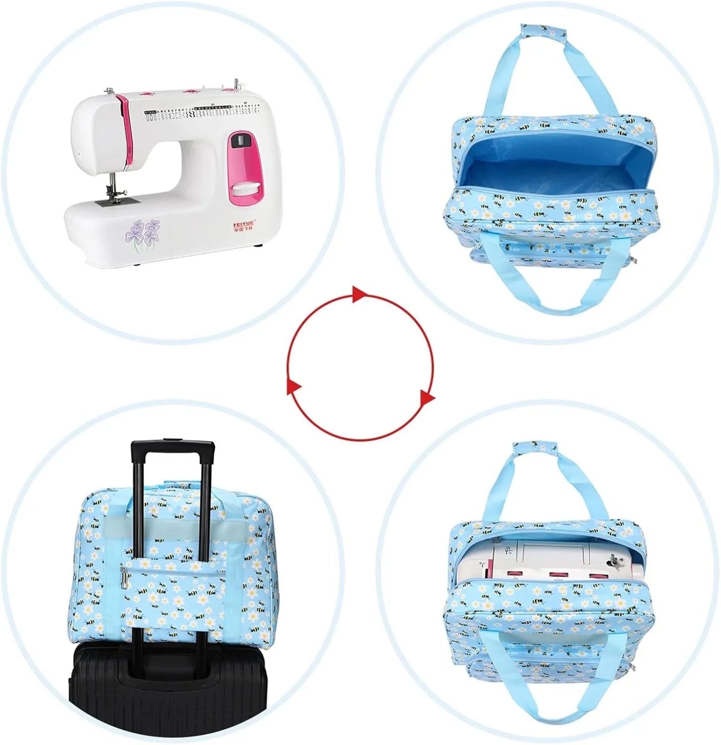 Bolso De Transporte Para Máquina De Coser Organizador - Baúl de Ayün