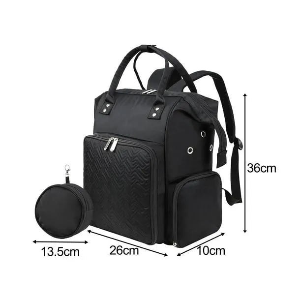 Bolso Mochila Para Tejidos, Crochet, Lanas Y Accesorios - Baúl de Ayün