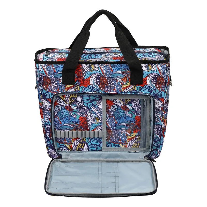 Bolso Porta Tejido Lana Palillos Crochet Tipo Cartera Grande - Baúl de Ayün