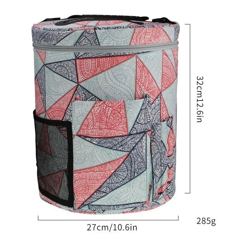 Bolso Porta Tejido Lanas Palillos Y Crochet Grande - Diseños - Baúl de Ayün