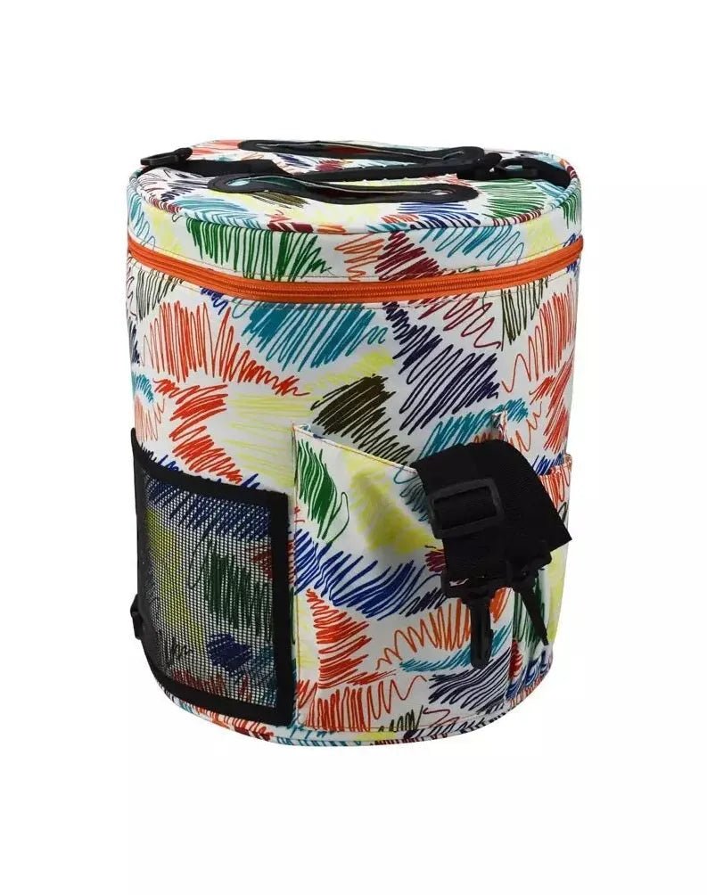 Bolso Porta Tejido Lanas Palillos Y Crochet Grande - Diseños - Baúl de Ayün