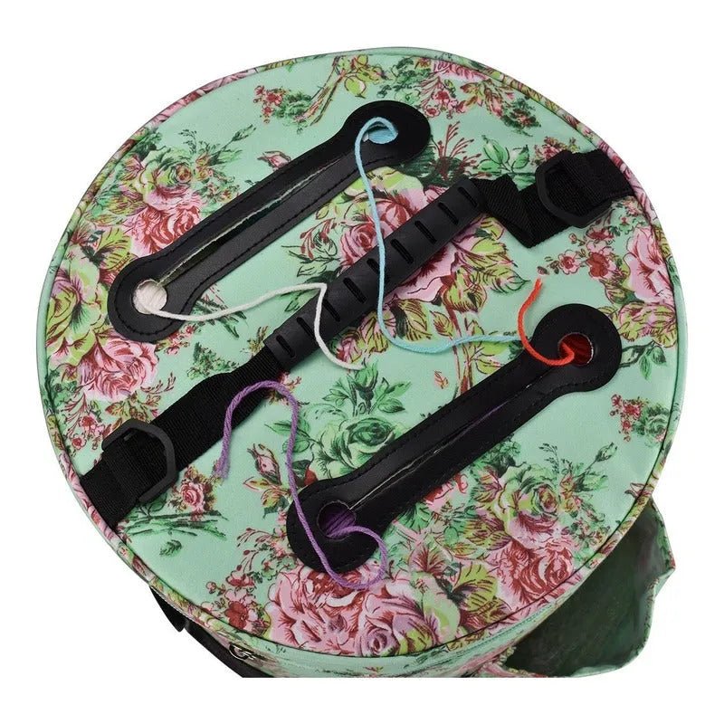 Bolso Porta Tejido Lanas Palillos Y Crochet Grande - Diseños - Baúl de Ayün