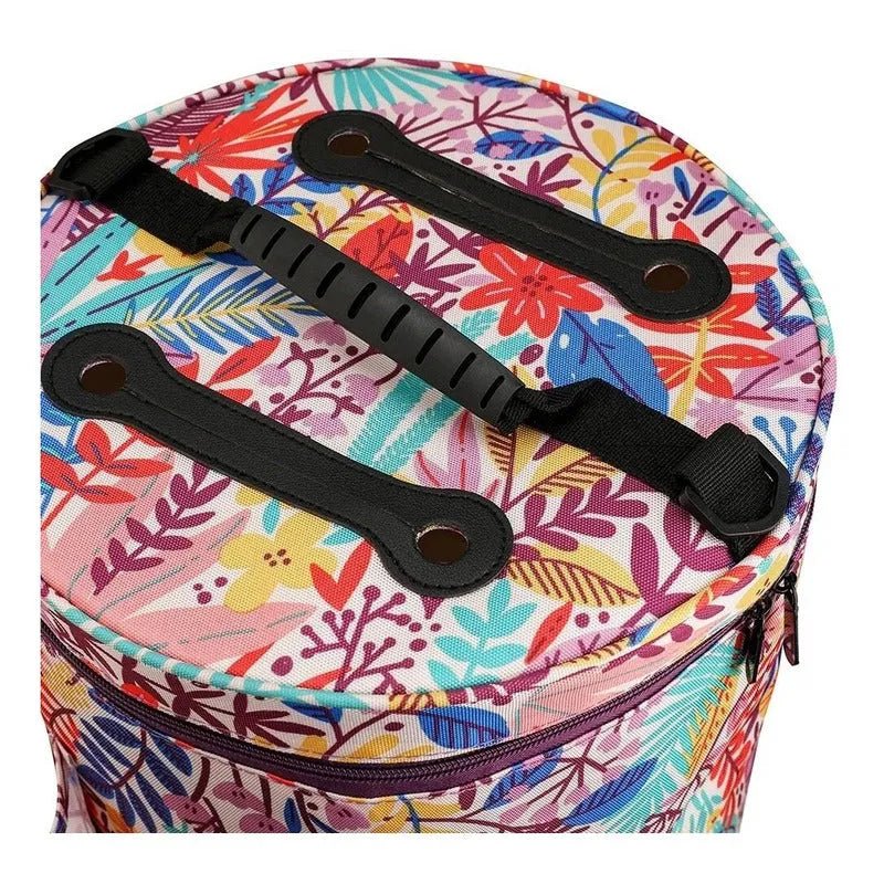 Bolso Porta Tejido Lanas Palillos Y Crochet Grande - Diseños - Baúl de Ayün