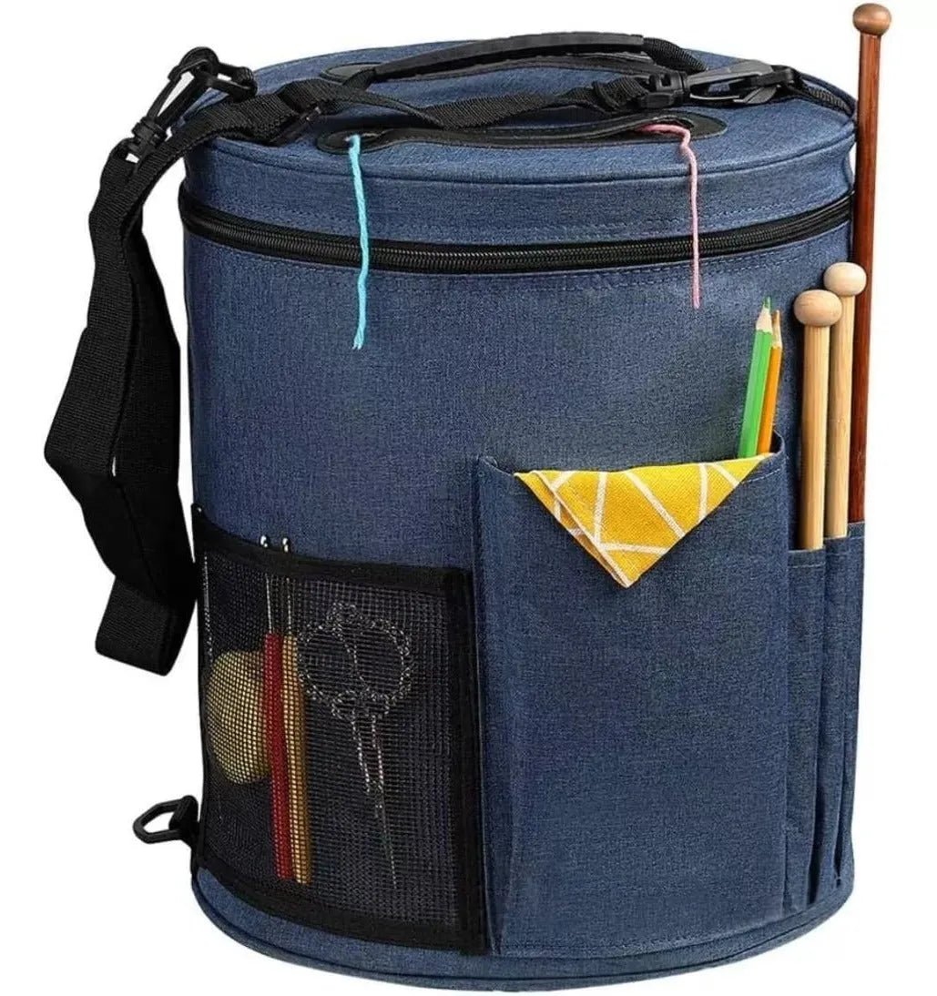 Bolso Porta Tejidos, Lanas, Palillos Y Más - Baúl de Ayün