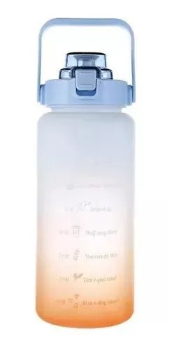 Botella De 2 Litros Con Bombilla para Agua - Motivacional - Baúl de Ayün