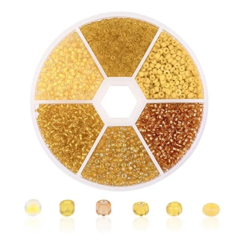 Caja De Mostacillas Pulseras Colores Incluye Cajita Plástica - Baúl de Ayün