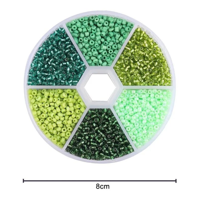 Caja De Mostacillas Pulseras Colores Incluye Cajita Plástica - Baúl de Ayün