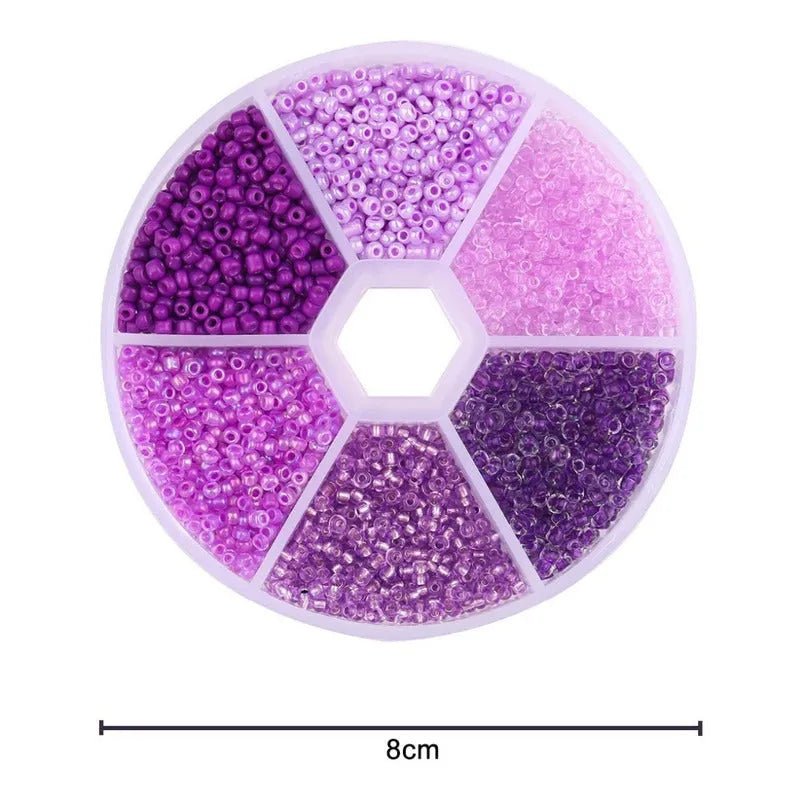 Caja De Mostacillas Pulseras Colores Incluye Cajita Plástica - Baúl de Ayün