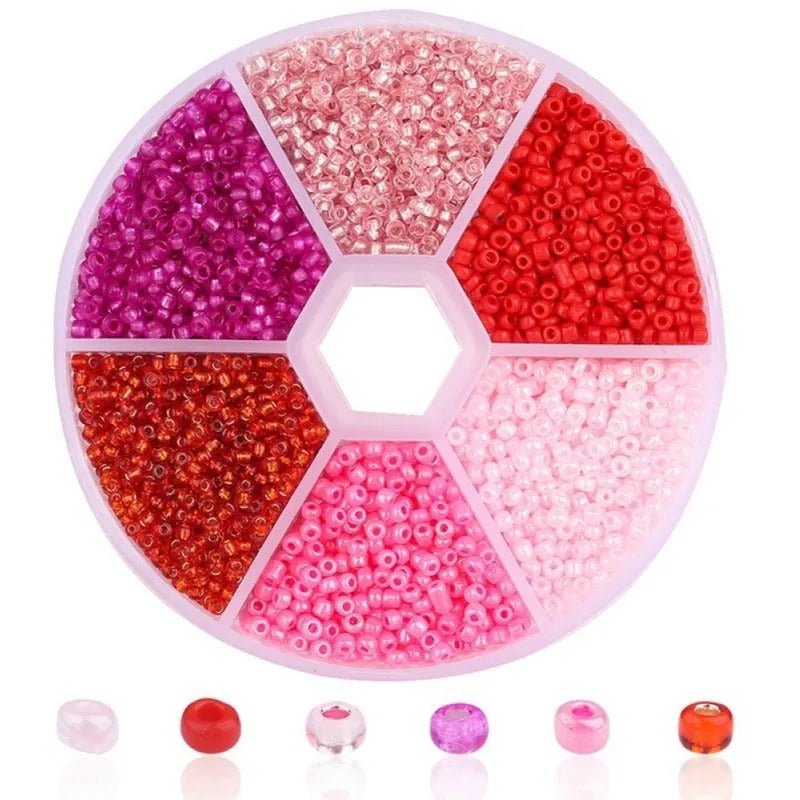 Caja De Mostacillas Pulseras Colores Incluye Cajita Plástica - Baúl de Ayün